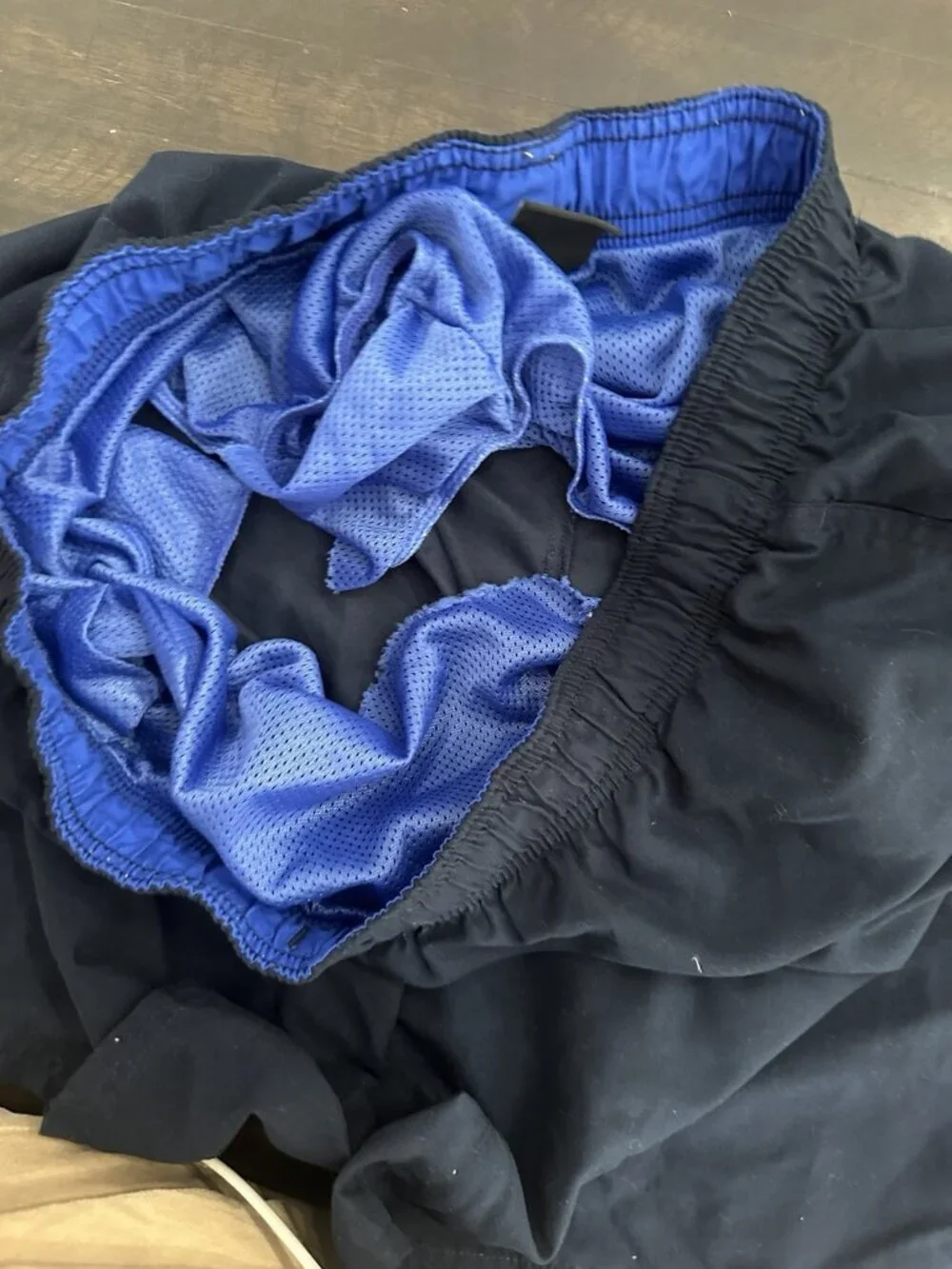 Men’s Nike Blue Swim Trunks Size Xl Liner Cut